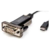 DIGITUS Adapter USB2.0/C -> seriell D-Sub9 St/St + 1.0m Kab
