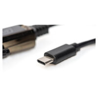 DIGITUS Adapter USB2.0/C -> seriell D-Sub9 St/St + 1.0m Kab