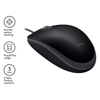 Logitech B110 Silent - Maus - USB