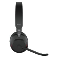 Jabra Evolve2 65 Stereo UC + Ladestation + Link 380 USB-A, schwarz