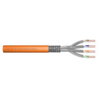 DIGITUS Instal-kab Cat7 S/FTP tw.Pair 500m orange AWG23/1