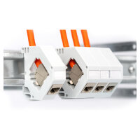 DIGITUS Instal-kab Cat7 S/FTP tw.Pair 500m orange AWG23/1
