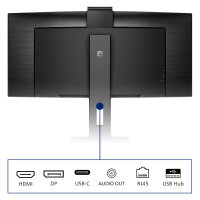 Philips 86.4cm (34.0") 346P1CRH 21:09 HDMI+DP+USB-C VA