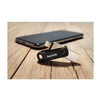 STICK 256GB USB 3.1 Sandisk iXpand Go Apple Lightning black/silver