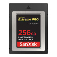 Card 256GB Sandisk Extreme Pro 1700MB/s express