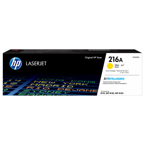 HP Toner 216A W2412A Gelb bis zu 850 Seiten