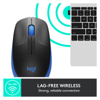 Logitech M190 optisch wireless Blue