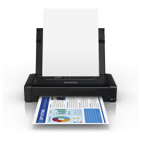 T Epson WorkForce WF-110W mobiler Tintenstrahldrucker A4...