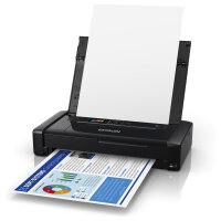 T Epson WorkForce WF-110W mobiler Tintenstrahldrucker A4 USB WLAN WiFi Direct inkl. Akku