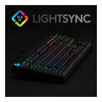 Logitech Gaming Pro USB Qwertz GX Blue Mechanical kabelgebunden Black