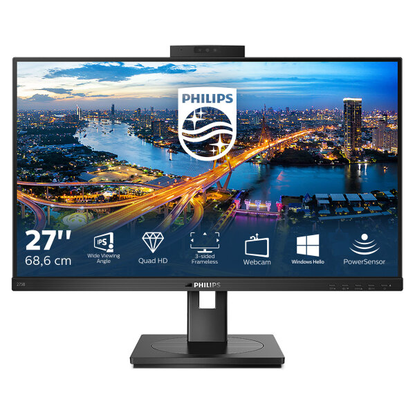 Philips 68.5cm (27.0") 275B1H 16:09 DVI+HDMI+DP+USB Webcam