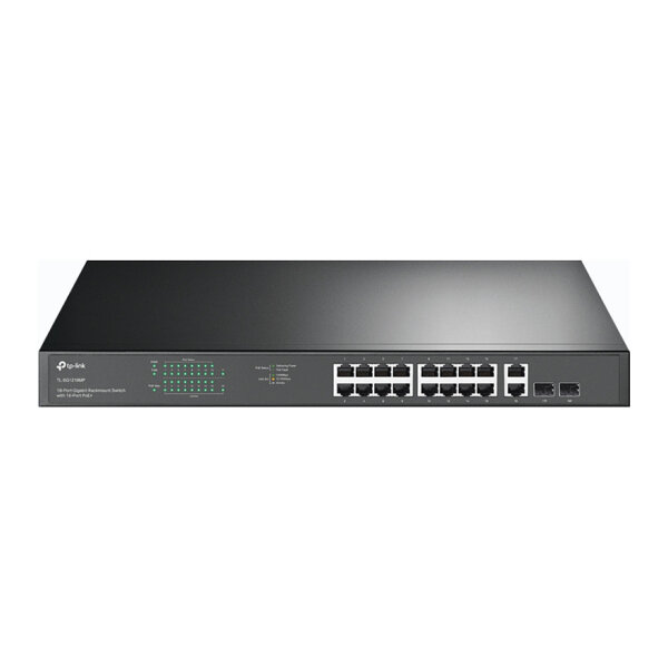 TP-LINK SG1218MP - 18-Port Gigabit Rackmount Switch with 16-Port PoE+