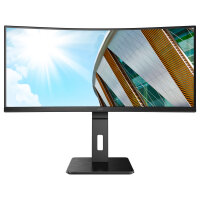 86,4cm/34 (3440x1440) AOC Pro-Line CU34P2A 21:9 1ms USB 2xHDMI DisplayPort VESA Speaker 2K UHD Black