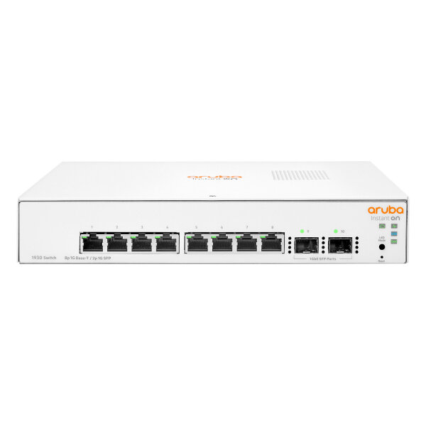 8+2P HP Enterprise Instant On 1930 M RM 2SFP