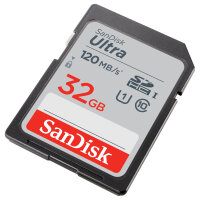 CARD 32GB Sandisk Ultra SDHC 120MB/s