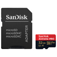 CARD 32GB Sandisk Extreme Pro MicroSDHC 100MB/s +Adapter