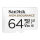 CARD 64GB Sandisk High Endurance Microsdxc 100MB/s +Adapter