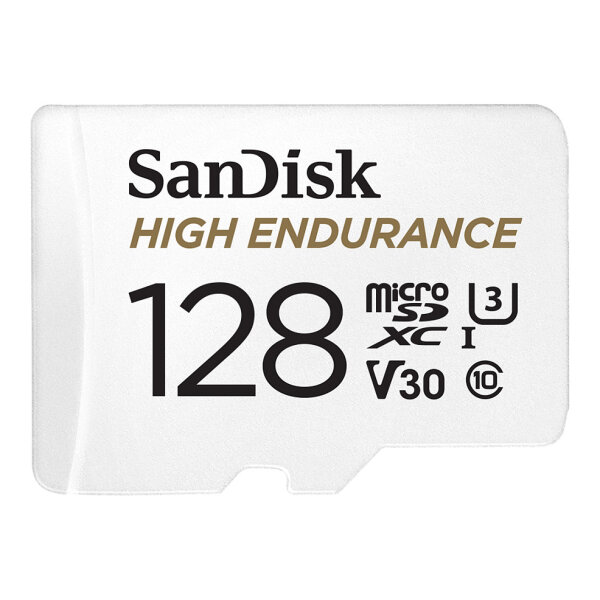 CARD 128GB Sandisk High Endurance Microsdxc 100MB/s +Adapter
