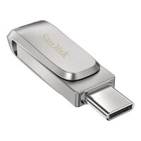 STICK 128GB USB 3.1 Sandisk Ultra Dual Drive Luxe Type-C silver