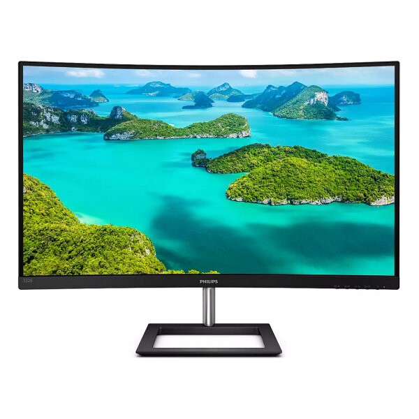 81,3cm/32 (1920x1080) Philips E-line 322E1C Curved 16:9 4ms HDMI VGA DisplayPort VESA Full HD Black Silver