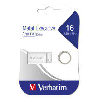 STICK 16GB USB 2.0 Verbatim Metal Executive silver
