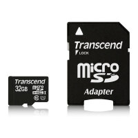 CARD 32GB Transcend Premium MicroSDHC 45MB/s +Adapter