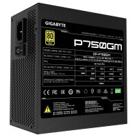 750W Gigabyte P750GM | 80+ Gold Kabelmanagement