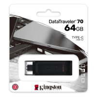 STICK 64GB USB-C 3.2 Kingston DataTraveler 70 Black