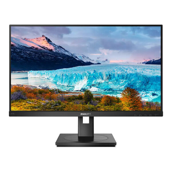 68,6cm/27 (1920x1080) Philips S-line 272S1AE 16:9 4ms HDMI DVI-D VGA DisplayPort VESA Pivot Speaker Full HD Black