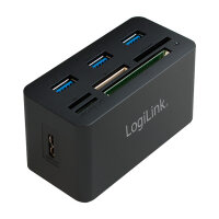 LogiLink CR0042 USB 3.0 HUB 3-Port 3x USB 3.0  All-in-One...