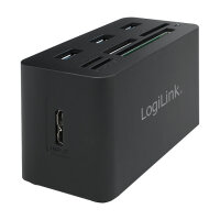 LogiLink CR0042 USB 3.0 HUB 3-Port 3x USB 3.0  All-in-One...