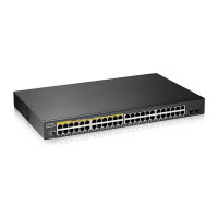 48+2P Zyxel GS1900-48 V2 POE M RM