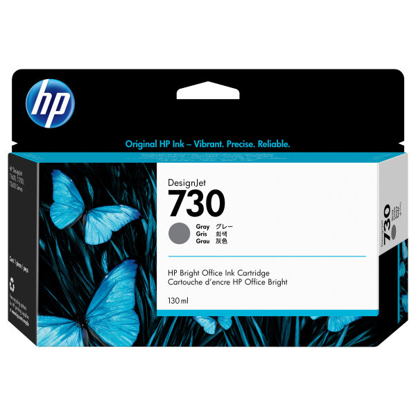 HP 730 130 ml Tinte Grau