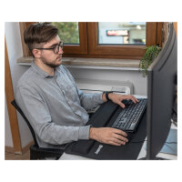 Sandberg Mauspad mit Handballenauflage 712x350mm Schwarz