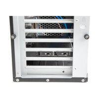 PCI Express x16 Karte Wechselrahmen für 2 x M.2 NVMe SSD - Bifurcation