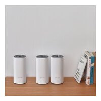 TP-LINK Deco E4 Mesh-WLAN 3-Pack (Router. 2 Extender) (AC1200)
