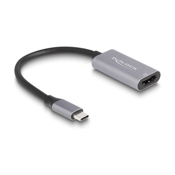 Delock Adapter USB Type-C™ Stecker zu HDMI Buchse (DP Alt Mode) 4K 60 Hz mit HDR und HDCP