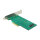 Delock PCI Express x4 Karte > 1 x intern NVMe M.2 Key M 110 mm - Low Profile Form Faktor