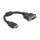 Delock Adapter HDMI Stecker zu DVI 24+5 Buchse 4K 30 Hz 20 cm