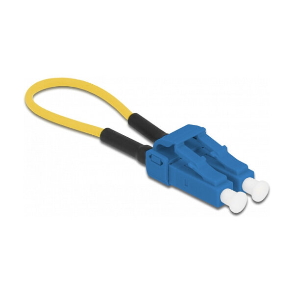 Delock LWL Loopback Adapter LC / UPC Singlemode blau