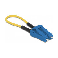 Delock LWL Loopback Adapter LC / UPC Singlemode blau