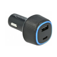 Delock Kfz Ladeadapter USB Type-C™ PD 3.0 und USB Typ-A mit 63 W