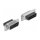 Delock D-Sub 15 Pin Stecker zu RJ45 Buchse Montagesatz schwarz