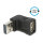 Delock Adapter EASY-USB 2.0-A Stecker > USB 2.0-A Buchse gewinkelt oben / unten