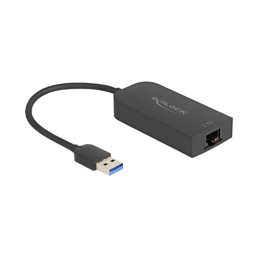 Delock USB Typ-A Netzwerk Adapter 2,5 Gigabit LAN 1 x RJ45 ASIX