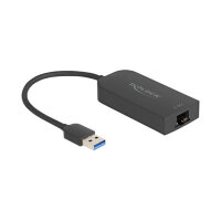 Delock USB Typ-A Netzwerk Adapter 2,5 Gigabit LAN 1 x RJ45 ASIX