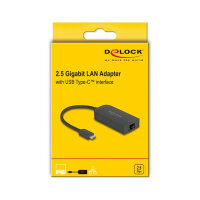 Delock USB Typ-A Netzwerk Adapter 2,5 Gigabit LAN 1 x RJ45 ASIX