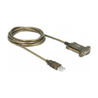 Delock Adapter USB 2.0 Typ-A > 1 x Seriell DB9 RS-232