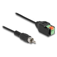 Delock Kabel Cinch Stecker zu Terminalblock Adapter mit...