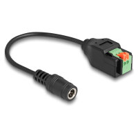 Delock DC 5,5 x 2,1 mm Buchse zu 2 Pin Terminalblock...